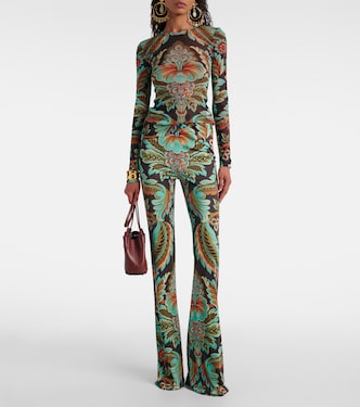 Printed jersey top | Etro