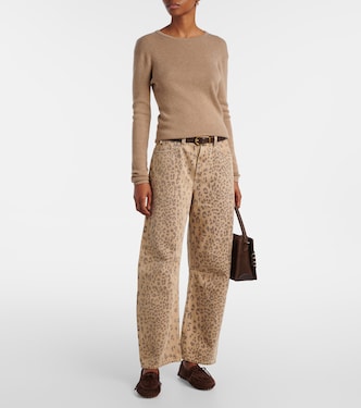 Miro leopard-print barrel-leg jeans | Citizens of Humanity