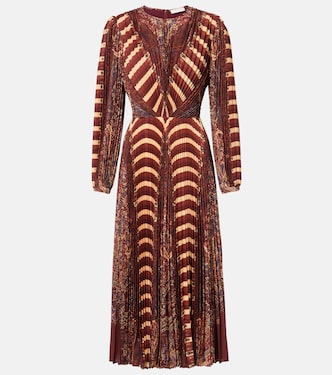 Sarai pleated midi dress | Ulla Johnson