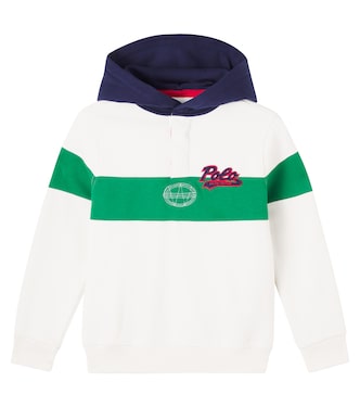 Sweat-shirt à capuche en coton mélangé | Polo Ralph Lauren Kids