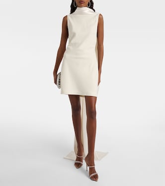 Bridal Mimi wool-blend minidress | Danielle Frankel