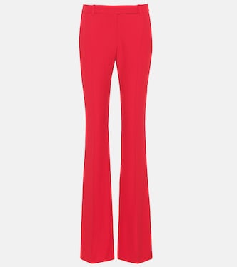 Flared-Hose aus Crêpe | McQueen
