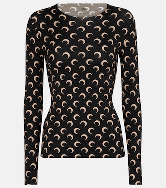 Printed jersey top | Marine Serre