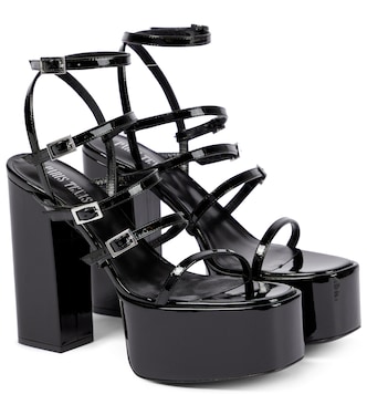 Jessica leather platform sandals | Paris Texas
