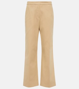 Valth high-rise cotton pants | Loro Piana