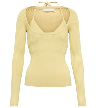 Jersey Jayline de punto acanalado | Simkhai