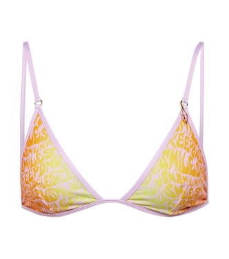 Top bikini a triangolo con stampa | Stella McCartney
