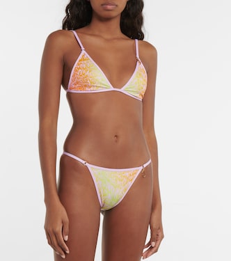 Top bikini a triangolo con stampa | Stella McCartney