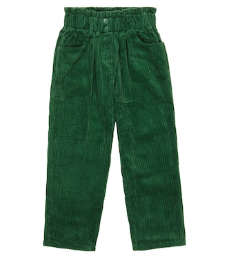Paperbag-waist corduroy pants | Stella McCartney Kids