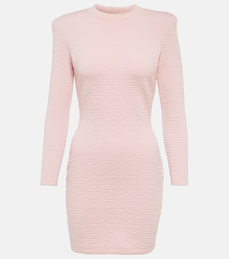 Monogram jacquard minidress | Balmain