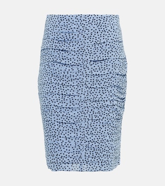 Transparent City Lights georgette miniskirt | Dorothee Schumacher