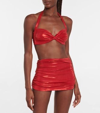 Bill high-rise bikini bottoms | Norma Kamali