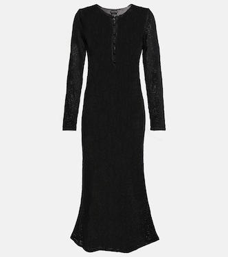Robe longue métallisée | Tom Ford