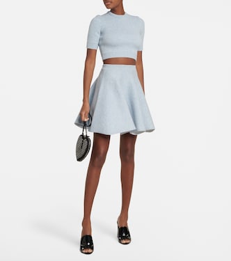 Pullover cropped in lana | Alaïa