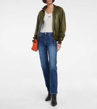 High-Rise Straight Jeans Alexxis | AG Jeans