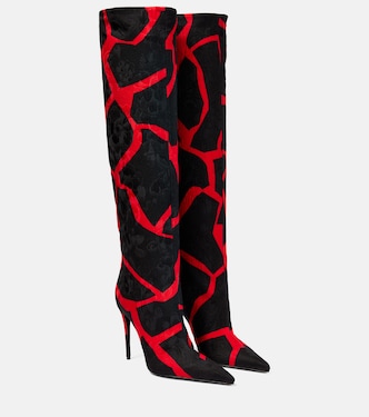 Botas altas en jacquard estampadas | Dolce&Gabbana