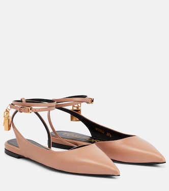 Ballerinas Padlock aus Leder | Tom Ford
