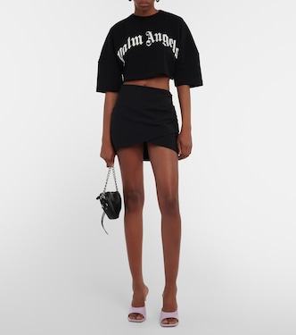 Mules Palm Beach en cuir verni | Palm Angels