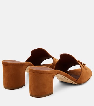 Mules Summer Charms in suede | Loro Piana