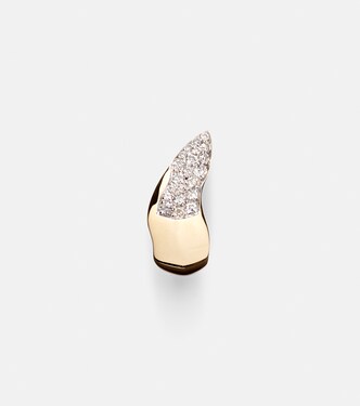 Orecchino singolo Requin Bo Nano in oro 14kt con diamanti | Rainbow K