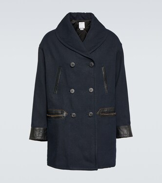 Mantel aus Wolle und Leinen | Visvim