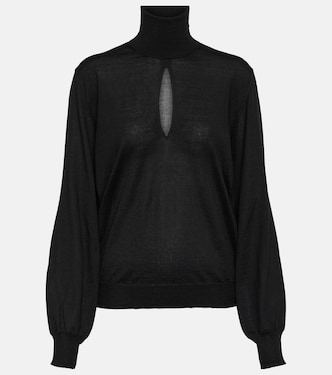 Jersey de cuello alto en cachemir y seda | Tom Ford