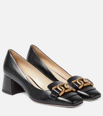 Logo leather pumps | Tod's