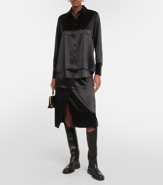 Satin wrap skirt | CO