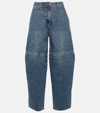 High-rise barrel-leg jeans | CO