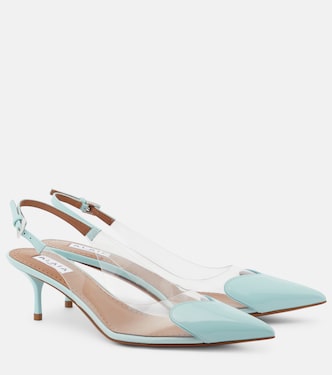 Pumps slingback Le Cœur in PVC e vernice | Alaïa