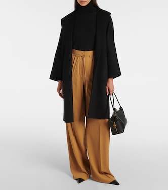 بنطلون بقصة أرجل واسعة من الحرير Grana | Max Mara