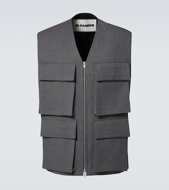 Weste aus Schurwolle | Jil Sander