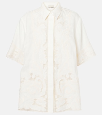 Chemise brodée en lin | Alémais