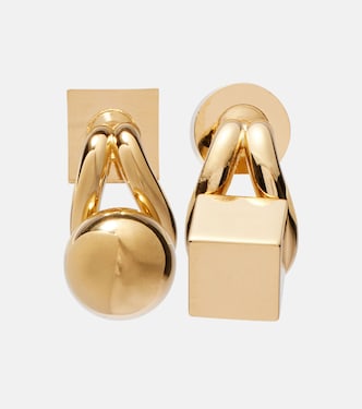 Les Boucles Nodo asymmetric drop earrings | Jacquemus