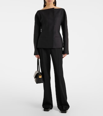 La Veste Spalla wool and silk jacket | Jacquemus