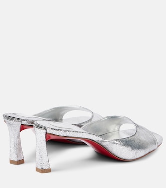 Condora 55 metallic leather mules | Christian Louboutin
