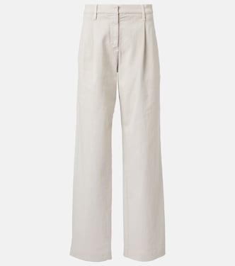 High-Rise Wide-Leg Jeans | Brunello Cucinelli