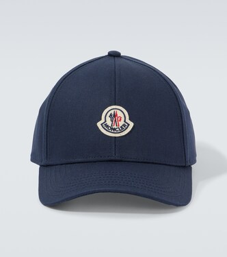 Logo cotton gabardine baseball cap | Moncler