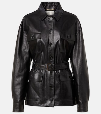 Lederjacke Saharienne | Saint Laurent