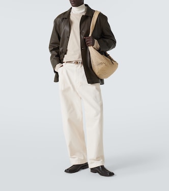 Pantaloni a gamba larga in cotone | Lemaire