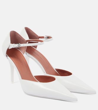 Barbara Mary Jane leather pumps | Amina Muaddi