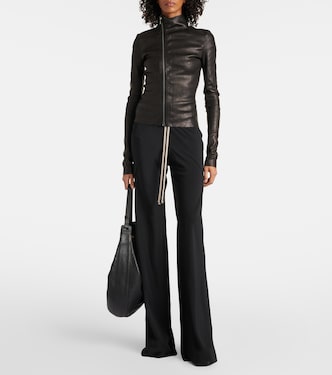 Giacca Gary in pelle e cotone | Rick Owens