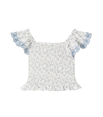 Top Zayla in cotone con stampa floreale | Rylee + Cru
