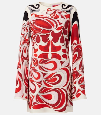 Mini Supremes printed satin minidress | La DoubleJ