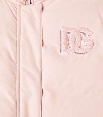 Daunenjacke DG mit Pailletten  | Dolce&Gabbana Kids