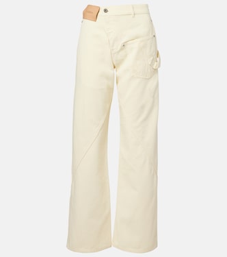 Twisted low-rise wide-leg jeans | JW Anderson