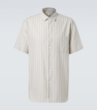 Striped cotton shirt | Sunspel