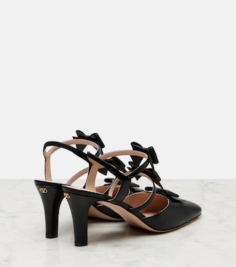 Slingback-Pumps Bowow 75 aus Leder | Valentino Garavani