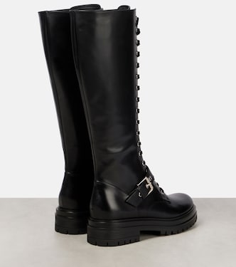 Botas altas de piel con cordones | Gianvito Rossi