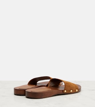 Mules Riviera en daim | Gianvito Rossi